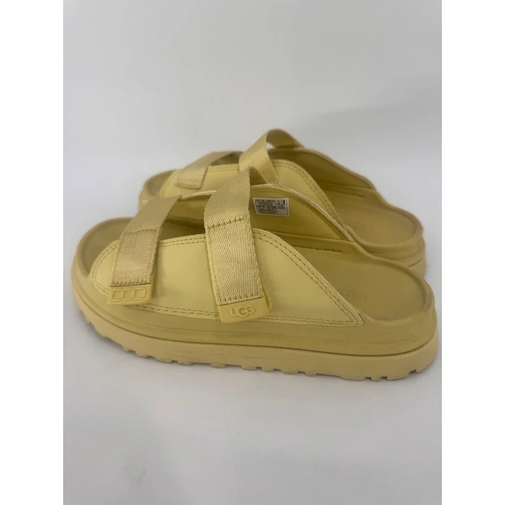 UGG Goldenglow‎ Slide Womens Size 6 Golden Apple Green Platform Sandals 1166513K